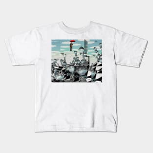 Surreal Chess Landscape Kids T-Shirt